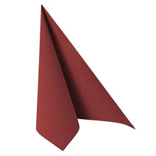 Lade das Bild in den Galerie-Viewer, PAPSTAR 50 Servietten "ROYAL Collection" 1/4-Falz 40 x 40 cm bordeaux