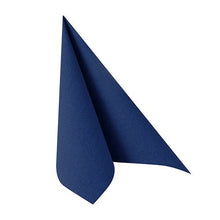 Lade das Bild in den Galerie-Viewer, PAPSTAR 50 Servietten "ROYAL Collection" 1/4-Falz 40 x 40 cm dunkelblau