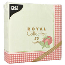 Lade das Bild in den Galerie-Viewer, PAPSTAR 50 Servietten "ROYAL Collection" 1/4-Falz 40 x 40 cm Design