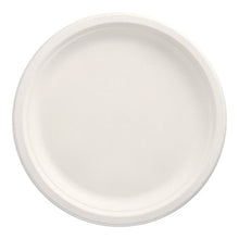 Lade das Bild in den Galerie-Viewer, PAPSTAR 100 Teller, Zuckerrohr "pure" ungeteilt, weiss