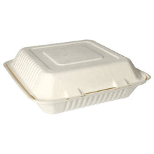 Lade das Bild in den Galerie-Viewer, PAPSTAR Menüboxen Zuckerrohr "pure", ungeteilt, 8x25,5 cm | Karton (300 Stück)