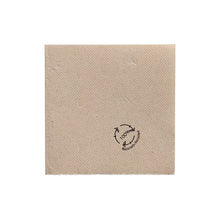 Lade das Bild in den Galerie-Viewer, PAPSTAR Servietten 1/4-Falz, 20x20 cm natur, aus recyceltem Papier | Spenderkarton (100 Stück)