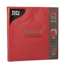 Lade das Bild in den Galerie-Viewer, PAPSTAR 20 Servietten "DAILY Collection" 1/4-Falz 32 cm x 32 cm