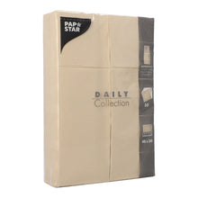 Lade das Bild in den Galerie-Viewer, PAPSTAR 50 Servietten "DAILY Collection" 48 cm x 30 cm mit Besteckfalz