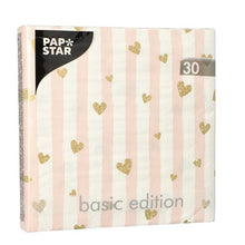 Lade das Bild in den Galerie-Viewer, PAPSTAR 30 Servietten, 3-lagig 1/4-Falz 33 cm x 33 cm