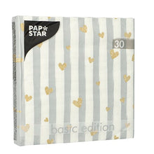 Lade das Bild in den Galerie-Viewer, PAPSTAR 30 Servietten, 3-lagig 1/4-Falz 33 cm x 33 cm