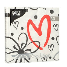 Lade das Bild in den Galerie-Viewer, PAPSTAR 30 Servietten, 3-lagig 1/4-Falz 33 cm x 33 cm