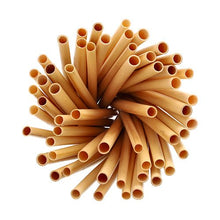 Lade das Bild in den Galerie-Viewer, PAPSTAR Cocktail Trinkhalme Schilf "pure", 15 cm, Ø 7 mm | Faltschachtel (100 Stück)