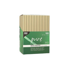 Lade das Bild in den Galerie-Viewer, PAPSTAR Cocktail Trinkhalme Schilf "pure", 15 cm, Ø 7 mm | Faltschachtel (100 Stück)