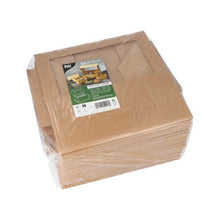 Lade das Bild in den Galerie-Viewer, PAPSTAR 25 Cupcake-Kartons eckig 10 cm mit Sichtfenster aus PLA