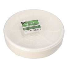 Lade das Bild in den Galerie-Viewer, PAPSTAR 25 Servierplatten, Zuckerrohr "pure" rund