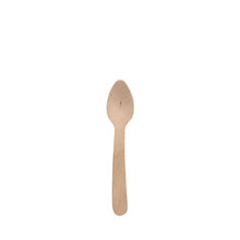 Lade das Bild in den Galerie-Viewer, PAPSTAR Kaffeelöffel Holz "pure", 11 cm, umweltfreundlich und stabil | Folie (250 Stück)