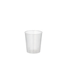 Lade das Bild in den Galerie-Viewer, Starpak 20 Mehrweg-Gläser für Schnaps PP 2 cl Ø 3,7 cm · 4,2 cm unzerbrechlich | Folie (20 Stück)
