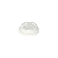 Lade das Bild in den Galerie-Viewer, Starpak 50 Dom-Deckel, PS "To Go" rund Ø 6 cm · 2 cm weiss | Folie (50 Stück)