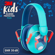 Lade das Bild in den Galerie-Viewer, 3M™Gehörschutz für Kinder mit Gehörschutz PKIDSP-TEAL-E, türkis (87-98 dB) | Packung (1 Stück)