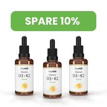 Lade das Bild in den Galerie-Viewer, Vitamin D3 + K2 Tropfen
