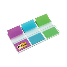 Lade das Bild in den Galerie-Viewer, Post-it® Index Haftstreifen, Standard, Verschiedene Farben, 25.4 mm x 43.2 mm, 60 Haftstreifen/Spender, 1 Spender/Packung | Packung (1 Stück)