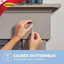 Lade das Bild in den Galerie-Viewer, Command™ Mini-Haken, transparent, mit transparenten Strips, 17006CLR | Packung (1 Stück)