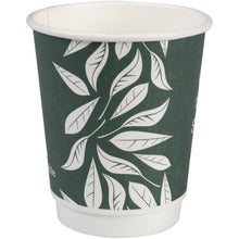 Lade das Bild in den Galerie-Viewer, Kaffeebecher Doppelwand Bio "Green Leaves"