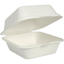 Lade das Bild in den Galerie-Viewer, Burgerbox Bagasse, Weiß