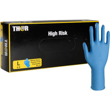 Lade das Bild in den Galerie-Viewer, Thor High Risk Nitril-Handschuhe, Blau, 30 cm