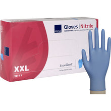 Lade das Bild in den Galerie-Viewer, Nitril-Handschuhe Excellent, Puderfrei, Blau