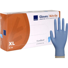 Lade das Bild in den Galerie-Viewer, Nitril-Handschuhe Excellent, Puderfrei, Blau