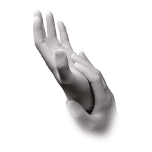 Lade das Bild in den Galerie-Viewer, AMPri BASIC-TOUCH Latexhandschuhe puderfrei, weiß | Box (100 Stück)