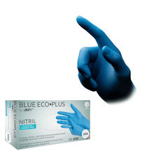 Lade das Bild in den Galerie-Viewer, AMPri BLUE ECO-PLUS Nitrilhandschuhe puderfrei, Blau