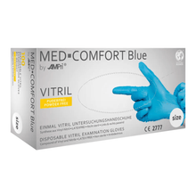 Lade das Bild in den Galerie-Viewer, AMPri MED-COMFORT BLUE Vitrilhandschuhe puderfrei, Blau