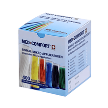 Lade das Bild in den Galerie-Viewer, AMPri MED-COMFORT Einmal Mikroapplikatoren Dentalbedarf, verschiedene Farben | Box (400 Stück)