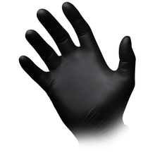 Lade das Bild in den Galerie-Viewer, AMPri STYLE BLACK Nitrilhandschuhe puderfrei by MED-COMFORT, Schwarz