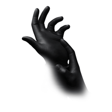 Lade das Bild in den Galerie-Viewer, AMPri STYLE BLACK Nitrilhandschuhe puderfrei by MED-COMFORT, Schwarz