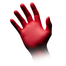Lade das Bild in den Galerie-Viewer, AMPri STYLE HOT CHILI Nitrilhandschuhe puderfrei by MED-COMFORT, Rot