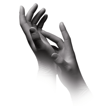Lade das Bild in den Galerie-Viewer, AMPri STYLE PLATINUM Nitrilhandschuhe puderfrei by MED-COMFORT, Silbergrau