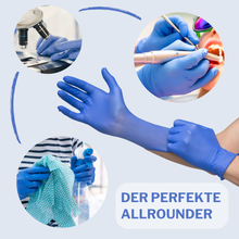 Lade das Bild in den Galerie-Viewer, Altruan NITRIL350 Nitril Handschuhe, Einmalhandschuhe, blau - 100 Stück