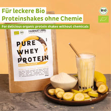 Lade das Bild in den Galerie-Viewer, Bio Whey Protein Pulver Banane