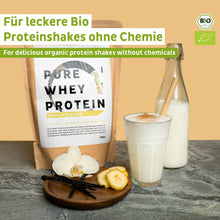 Lade das Bild in den Galerie-Viewer, Bio Whey Protein Pulver Vanille