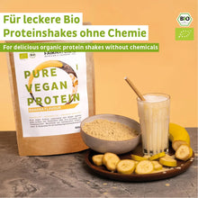 Lade das Bild in den Galerie-Viewer, Bio Veganes Proteinpulver Banane ohne Soja