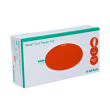 Lade das Bild in den Galerie-Viewer, B. Braun Vasco® Vinyl Powder-free Einmalhandschuhe