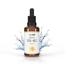 Lade das Bild in den Galerie-Viewer, Vitamin D3 + K2 Tropfen