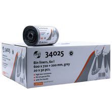Lade das Bild in den Galerie-Viewer, DEISS First Plus Pcr Müllbeutel 60 Liter, 34045 mit Tragegriff