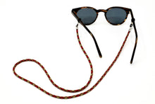 Lade das Bild in den Galerie-Viewer, Brillenband 3,8mm Camouflage Rot Beige