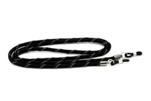 Lade das Bild in den Galerie-Viewer, Brillenband 3,8mm Schwarz Reflecting