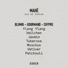 Lade das Bild in den Galerie-Viewer, MAHÉ - Eau de Parfum