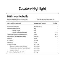 Lade das Bild in den Galerie-Viewer, Melatonin Gummies with Vitamin B6, B12 & Magnesium