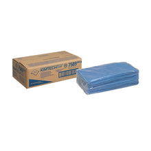 Lade das Bild in den Galerie-Viewer, Kimtech® Mikrofaser-Oberflächenwischtücher - Blau - 1 Carton x 25 Sheets | Karton (1 Box)