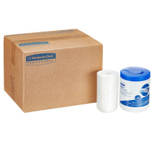 Lade das Bild in den Galerie-Viewer, Kimtech® Wettask™ DS Wischtücher - Kleinrollen / Weiß - 12 Refills x 55 Sheets | Karton (12 Rollen)