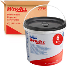 Lade das Bild in den Galerie-Viewer, WypAll® Wischtücher - Grün /90 tücher - 6 Buckets x 90 Sheets | Karton (6 Spendereimer)