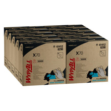 Lade das Bild in den Galerie-Viewer, WypAll® X70 PowerClean - Zupfbox / Blau - 10 Boxes x 100 Sheets | Karton (10 Boxen)